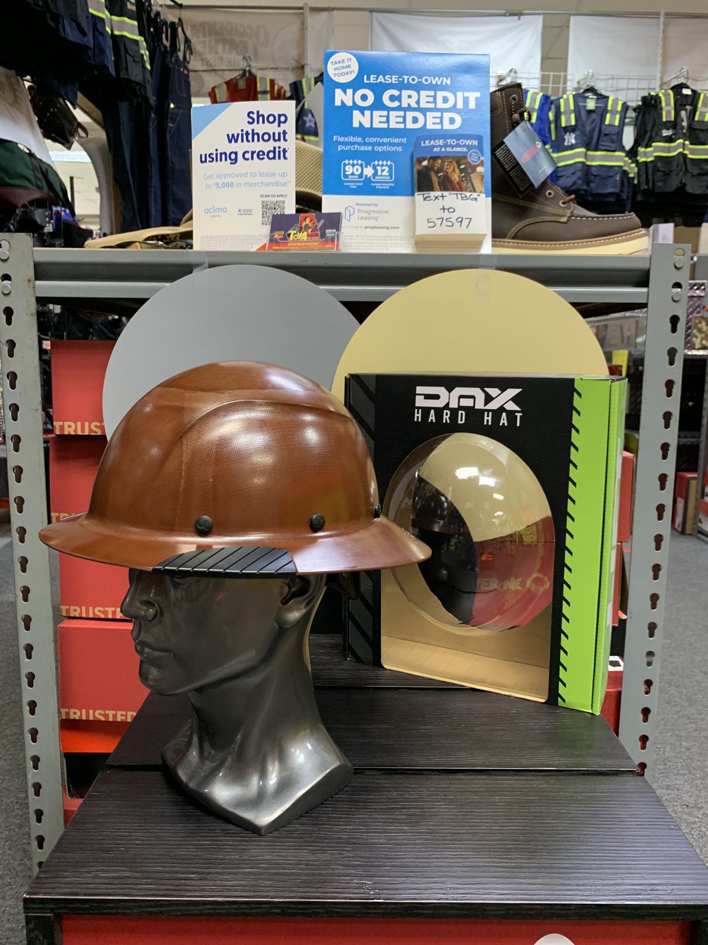 LIFT DAX HARD HAT / DAX Fiber Resin Full Brim (Natural)/ HDF-15NG