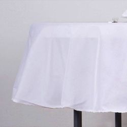 New 90” Round Tablecloth 