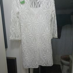 Woman White Dress