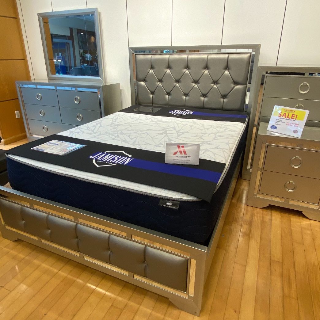 Spring Sale Event! Beautiful Jasmine Bedroom Set Now Only $699. Easy Finance Option. Same Day Delivery.