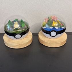 Pikachu & Snorlax Pokemon Displays 