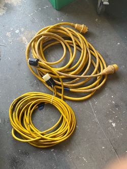 Boat shore power cords