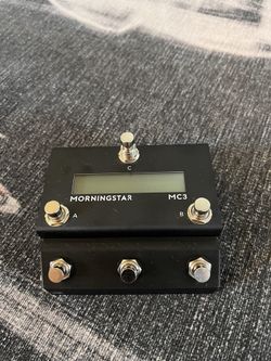 Morningstar MC3 MIDI Pedal And 3 Button Add on