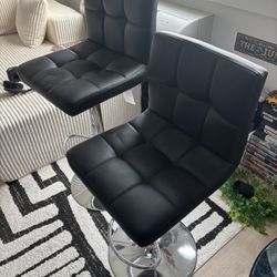 Bar Stools (set of 2, adjustable height)