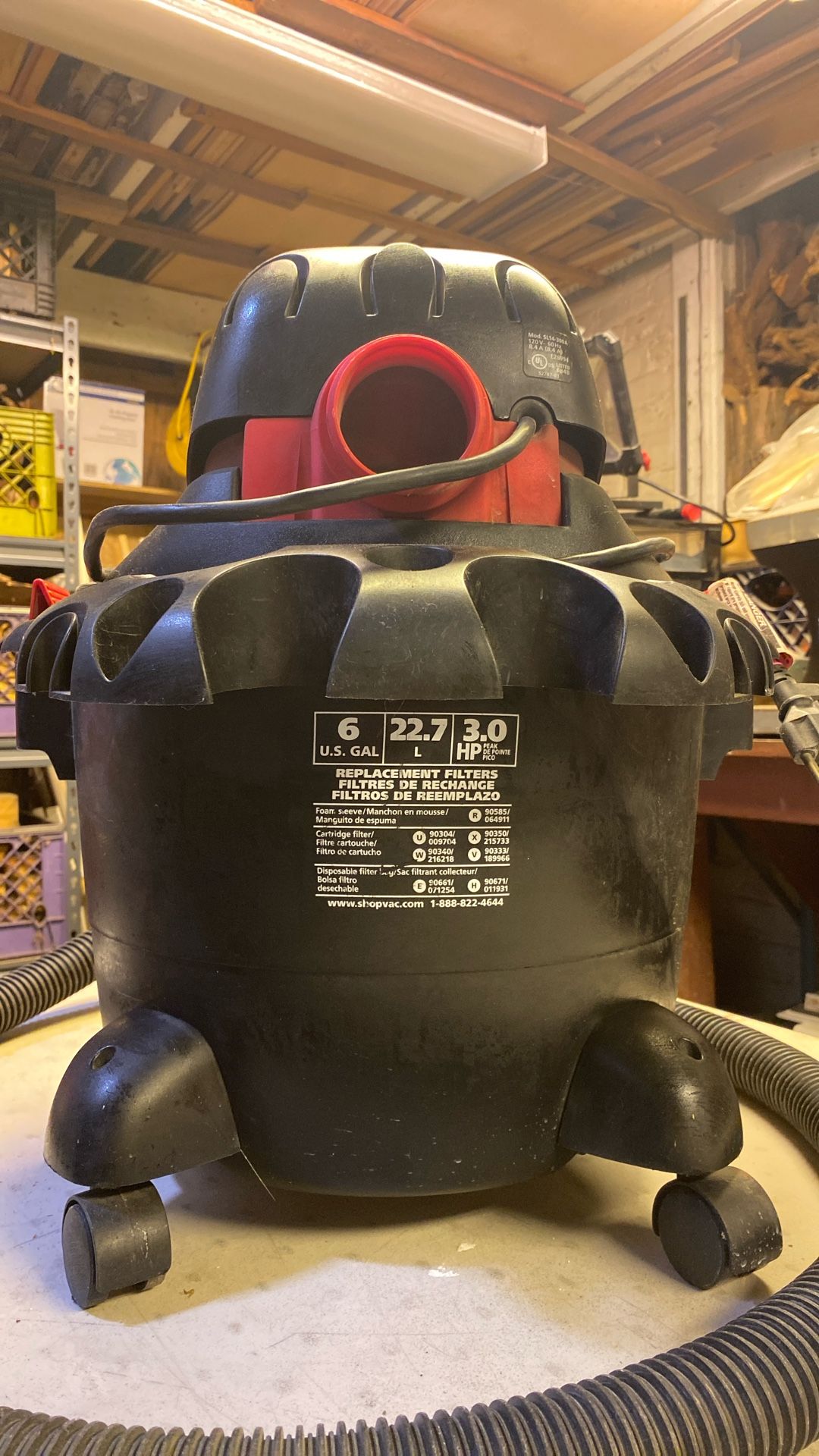 Shop Vac 6 Gal