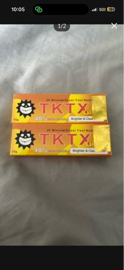 TKTX Gold 40% Numbing Cream