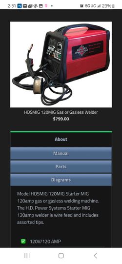 MIG WELDER - SMIG 120GG