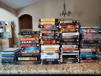 71 Vintage PC Games on Disc — Big Box, DVD & Jewel Case Collection