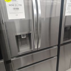 Sale Now Only $1600 (Was $1799) LG 36" SMART French 4 Door Refrigerator W/ 1 Yr Warranty 
