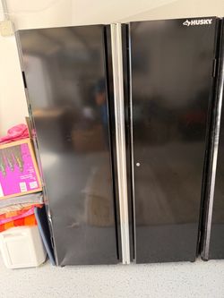 Tall, Husky garage cabinet