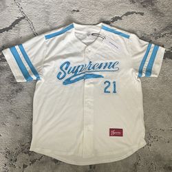 Supreme Velour Baseball Jersey 