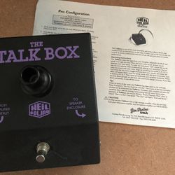 Guitar Talk Box - Heil Original Brand 