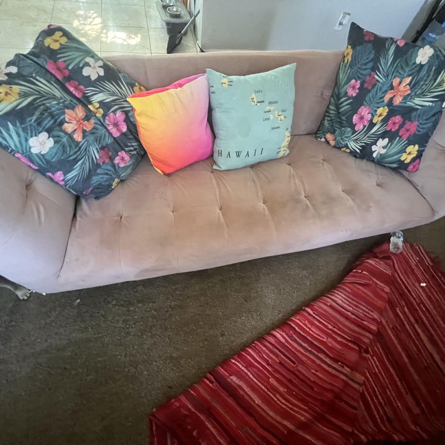 Upholstered Box Sofa 