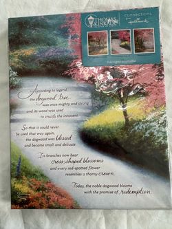 Thomas Kinkade Connections from Hallmark Afternoon Light, Dogwood Canvas Art