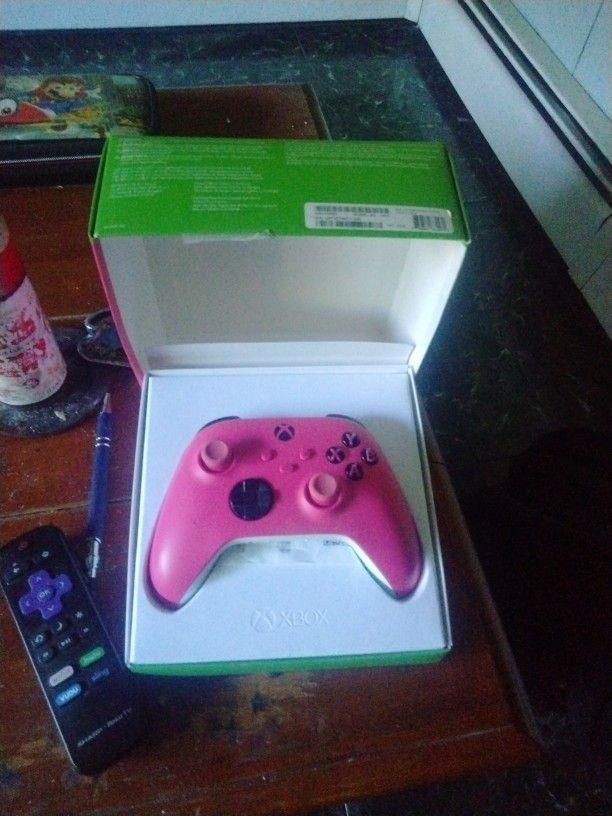 Xbox Xs Pink Controller Compatible For Xbox 1 Also