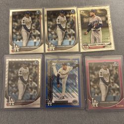 Yoshinobu Yamamoto 2025 card lot