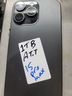 Iphone 15 pro max 1 TB , At&t carrie only