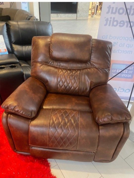 *Now Available!!!*---Stunning Santiago Brown Leather Reclining Collection---From $1099!!!---Delivery And Financing😉