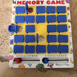 Melissa and Doug memory game 