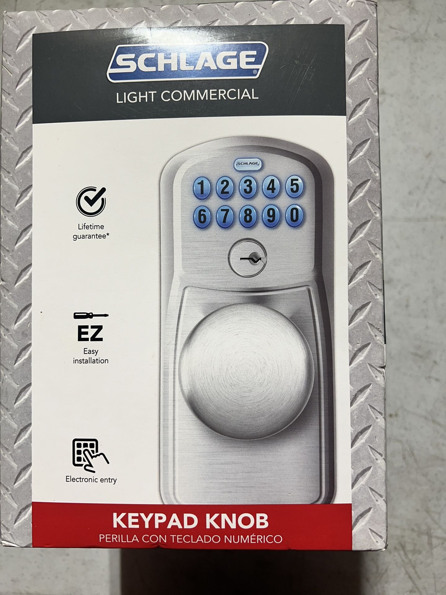 Schlage Light Commercial Keypad Knob