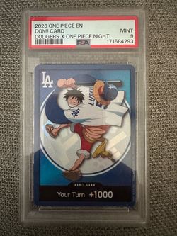 DODGER LUFFY DON PSA 9