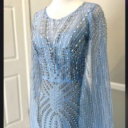 Elegant Light Blue Dress