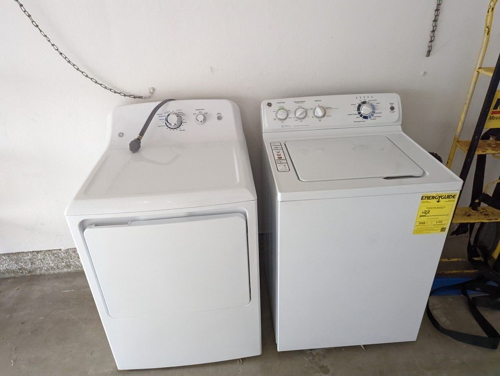GE Washer & Electric Dryer