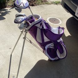 Children golf club set used to time brand new action condition