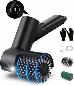 New Electric Grill Brush - 3 Speed Cordless BBQ Cleaner