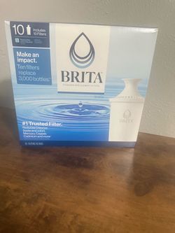 Brita Replacement Water Filters for Brita Water Pitchers and Dispensers - 10ct: Reduces Odors, Filters Chlorine