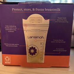 Breastmilk storage bags