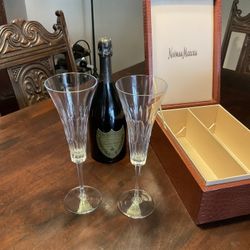 Neiman Marcus Vintage Crystal Champagne Glass Set