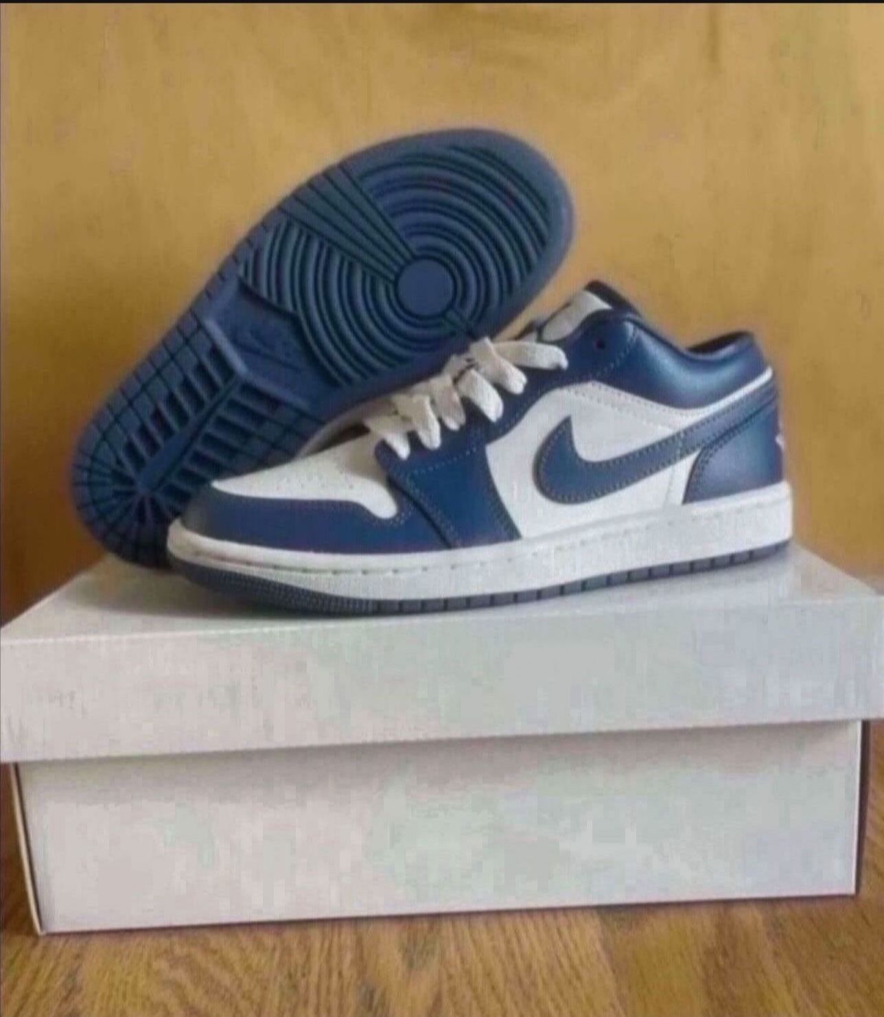 W Air Jordan 1 Low Game Royal Blue Void Size 5.5w Brand New