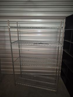 Wire shelving units