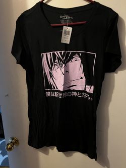 Death Note Light Tshirt Large New