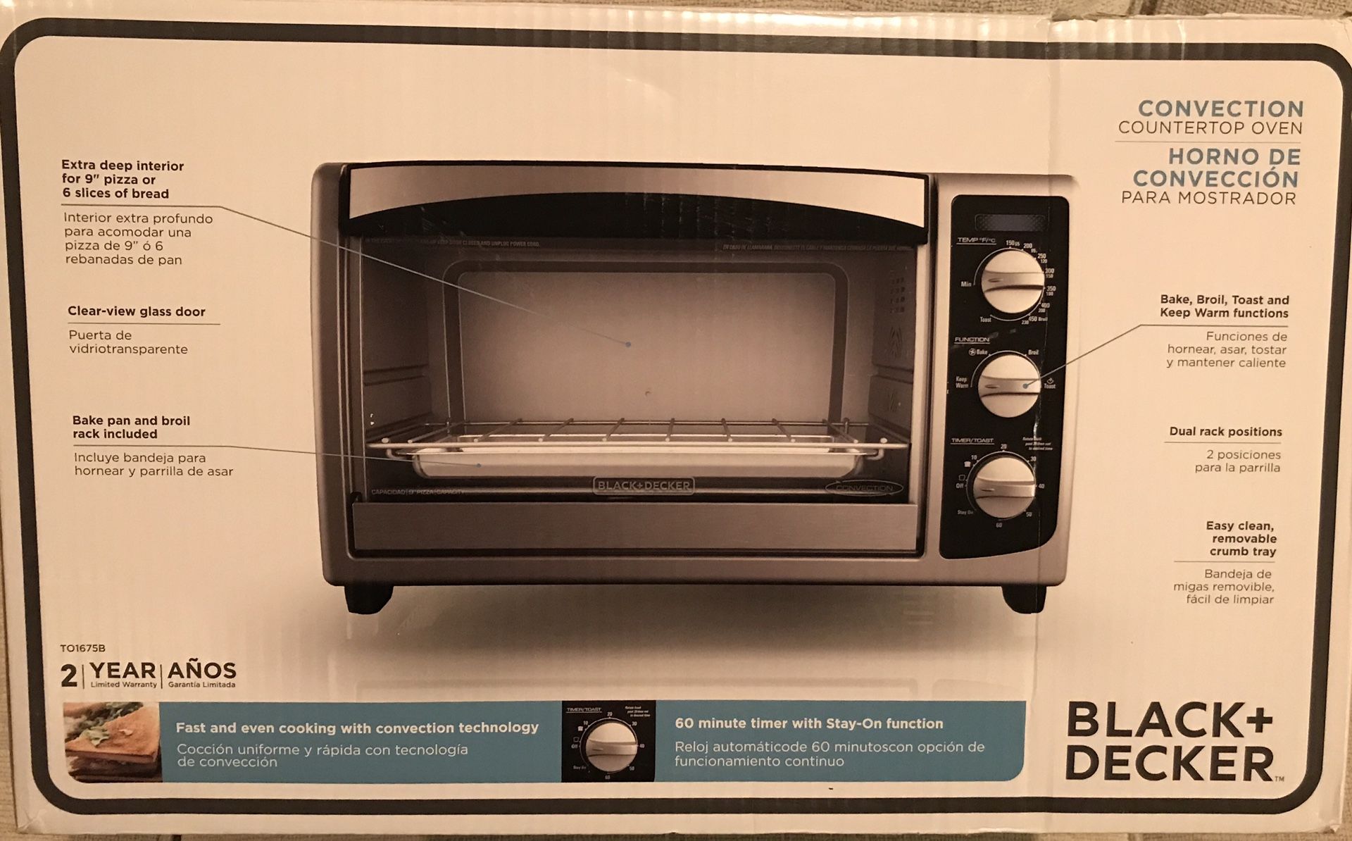 Buy a Convection Oven  Countertop Convection Toaster Oven TO1675B