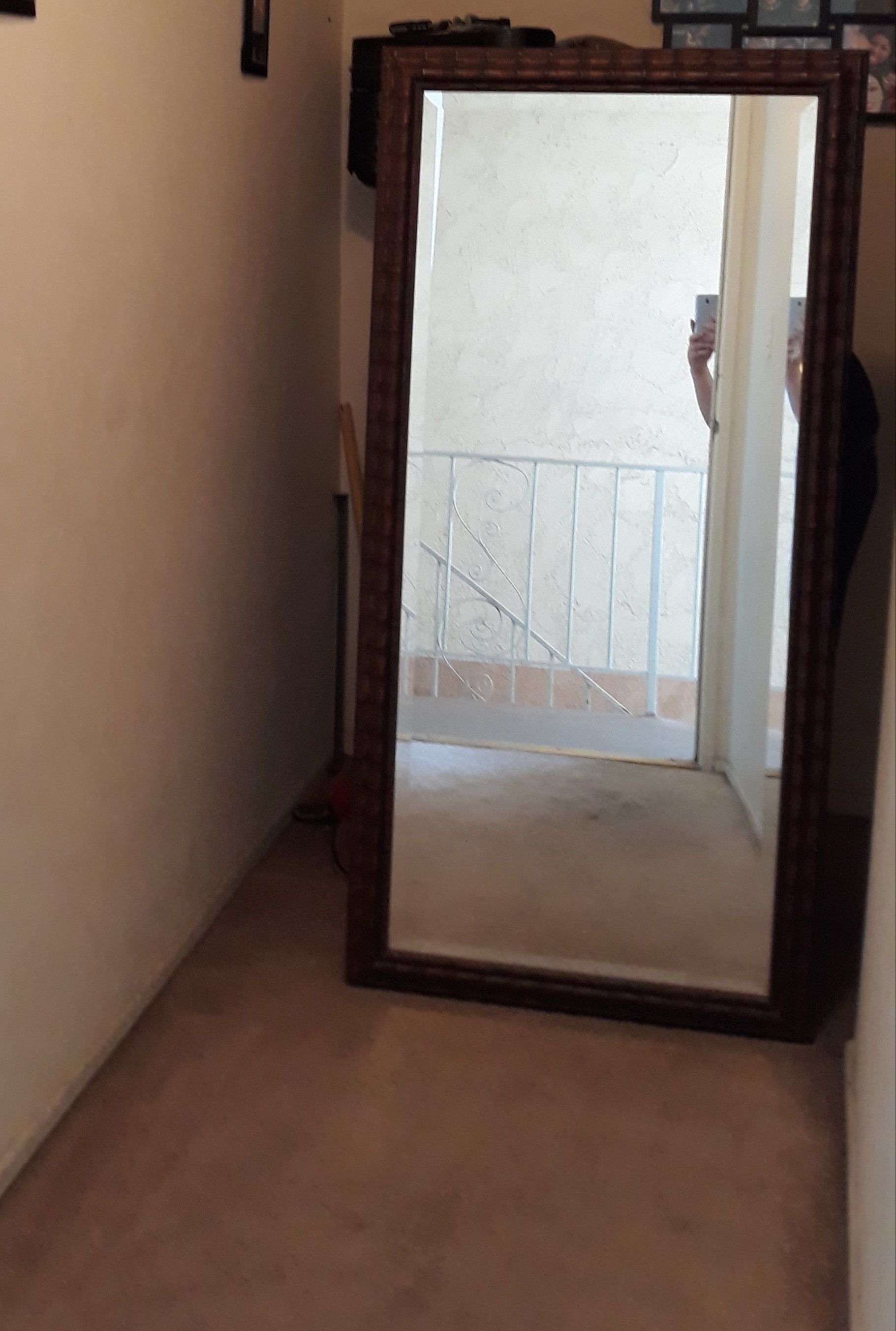 Beautiful Log wood Mirror