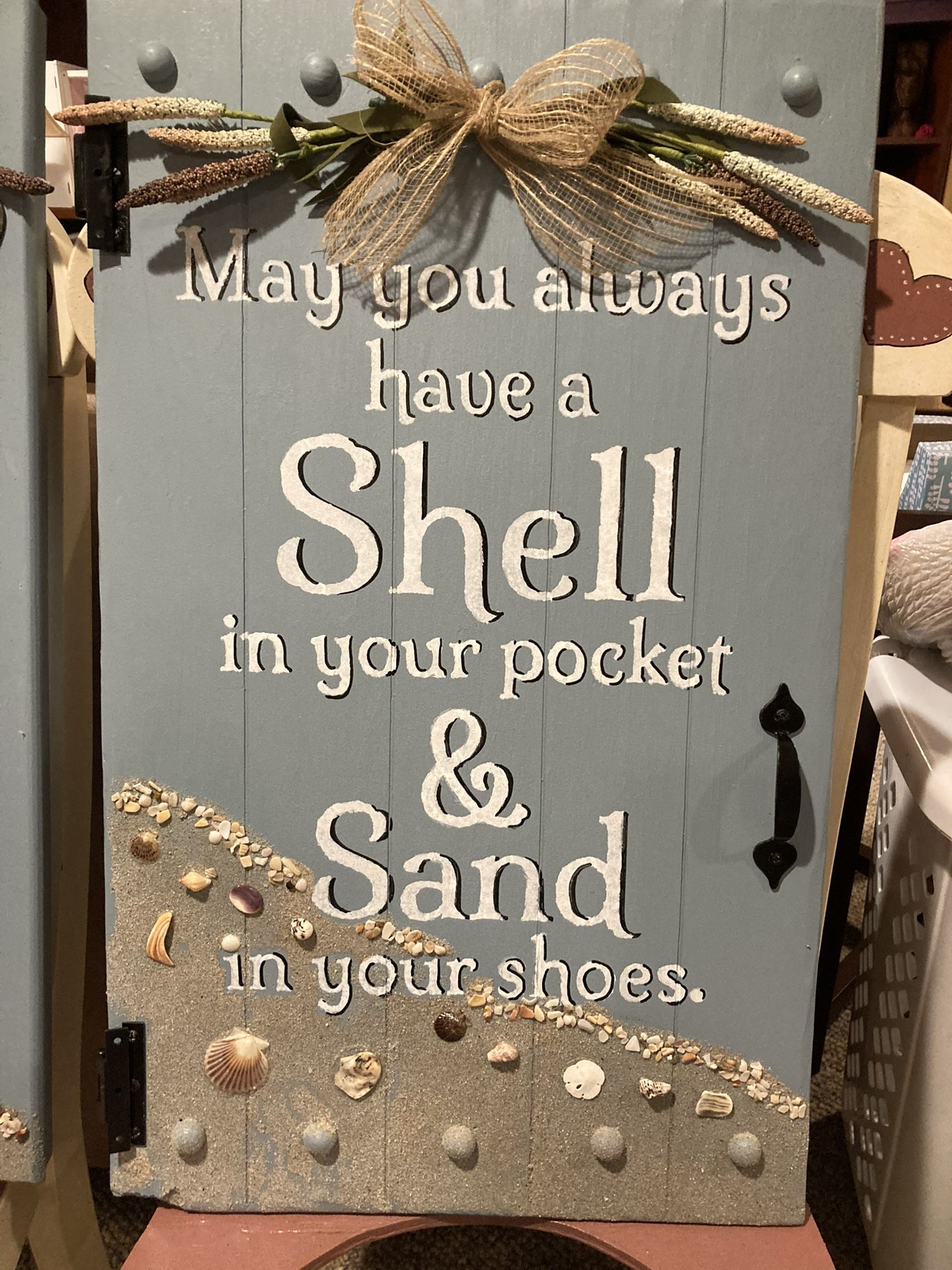 Home Decor Handmade Beach Sign