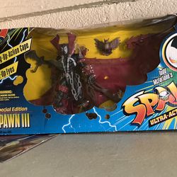 1997 Spawn Action Figure With Spring Action Wings