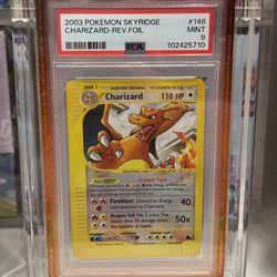 Pokemon Skyridge Charizard Reverse Hold