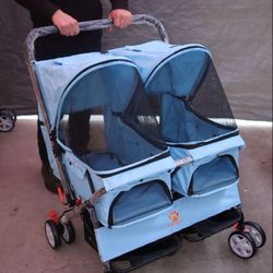 double pet/dog stroller 