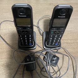 Panasonic KX-TGEA20 Cordless Phone Set (2 Handsets) with Chargers – DECT 6.0