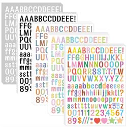 Stickers and magnetic letters 