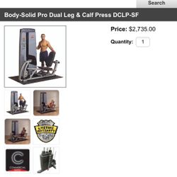 Body Solid Leg press 