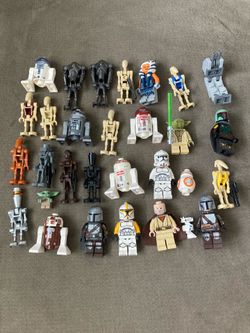 LEGO Star Wars Minifigure Lot Droid Ahsoka Mandalorian Yoda Grogu