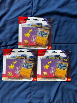 Pokemon 30th Celebration Tech Sticker Collection x3 Lucario