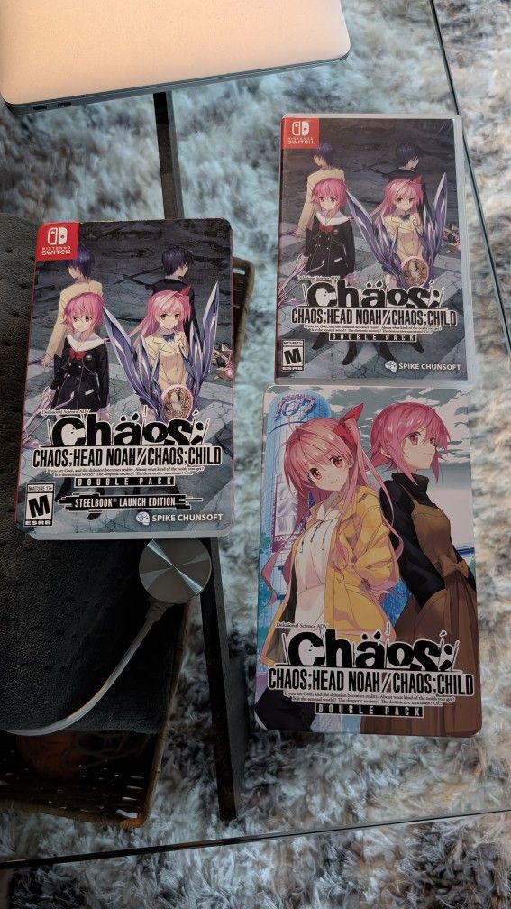 Chaos Head;Chaos Noah Switch Steelbook 