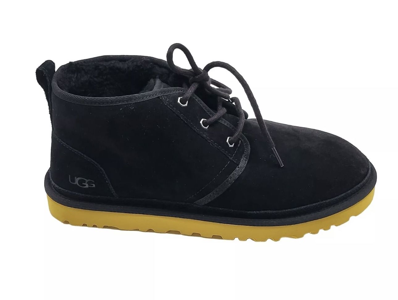 NEW UGG NUEMAL CHUKKA BOOT “Black Yellow” Sz12