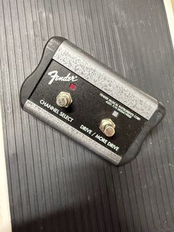 Fender 2-Button Footswitch Channel Select Drive/More Drive
