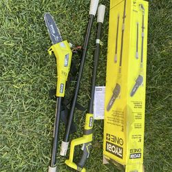 RYOBI ONE+ 18V 8 in. Cordless Oil-Free Pole Saw with 1.5 Ah Battery and Charger